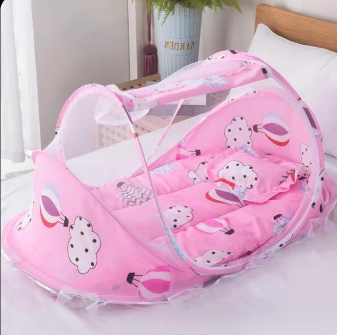 newborn baby bed with net