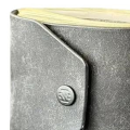 Compact Leather Wrap Wallet Slim Pocket Organizer for Efficient Wallet Management B. 
