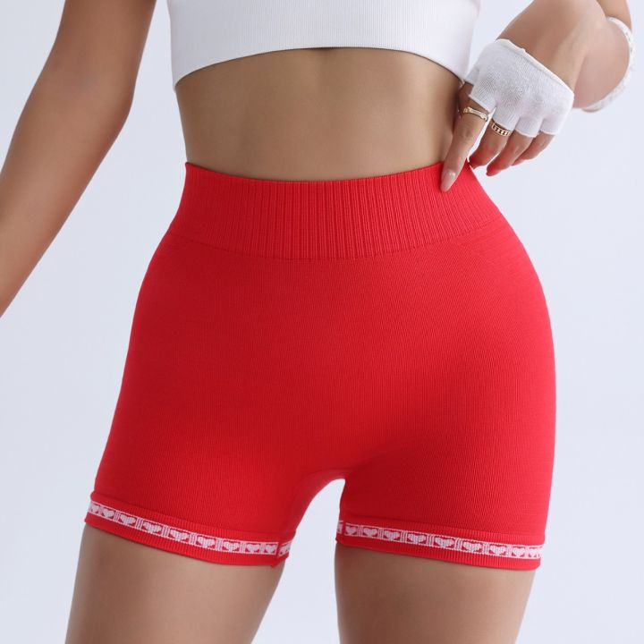 Sports%20yoga%20clothes%20women's%20shorts%20yoga%20cycling%20running%20fitness%20summer%20gym%20clothes%20summer%20yoga%20pants%20seamless%20high%20waist%20-%20Image%203