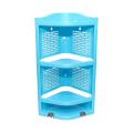 Multipurpose Plastic Bathroom Corner Stylish Storage Shelf Rack. 