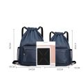 High Quality Nylon Drawstring Backpack 5 Colors Drawstring School Student Backpack Large Capacity Washable Travel Bag Unisex. 