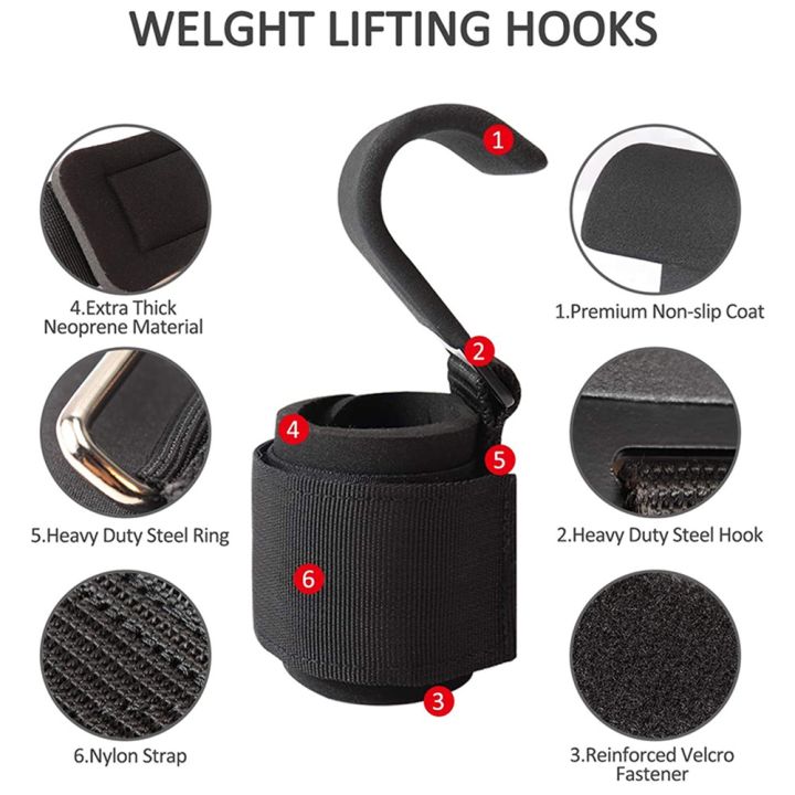 New%20Weight%20Lifting%20Hook%20Grips%20with%20Wrist%20Wraps%20Hand-Bar%20Wrist%20Strap%20Gym%20Fitness%20Hook%20Weight%20Strap%20Pull-Ups,Red%20-%20Image%205