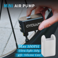 Mini Plus Portable E-Pump for Bicycle Cordless Air Inflator Presta Schrader Valve Outdoor Cycling Bike Parts. 