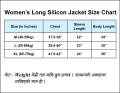 Moonstar Long Silicon Hooded Jacket for Women - Fashion. 