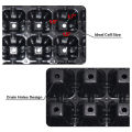 NAMUNY 10 Pack Seed Tray, 72 Cell Seedling Trays with Drain Holes, Reusable Seed Kit, Mini Propagator Plant. 