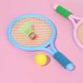 4Pcs Badminton/Tennis Racket Set With Tennis Ball And Badminton Cocktail, Sponge Handle Badminton Racquet For Kids. 
