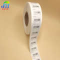 Adhesive Coated Paper Flow Code Product Barcode Label Sticker Printing. 