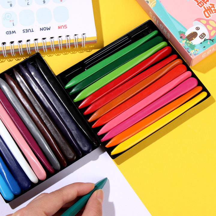 6/12/24/36%20Colors%20High%20Quality%20Plastic%20Plastic%20Crayon%20Washable%20Erasable%20Painting%20Tools%20Do%20Not%20Dirty%20Hands%20Triangular%20Shaped%20Wax%20Pencil%20Stationery%20-%20Image%207