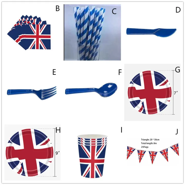 Tablecover%20Napkins%20Great%20Britain%20Royal%20Queens%20Jubilee%20Party%20Supply%20Union%20Jack%20British%20Flag%20Tableware%20Tableware%20Decorations%20-%20Image%205