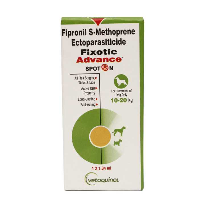 Fixotic Advance Spot On For Dogs 10 - 20kg - 1.34ml
