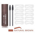 Eyebrow Stamp Stencil Kit - 1 Pcs Eye Brow Stamp Shaping Kit Long-Lasting Waterproof, Eyebrow Makeup Brow Shape with 10 PCS. 