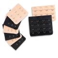 Soft Back Bra Hook 3 Row Extenders 3-hook, 4-hook Set For Women. 