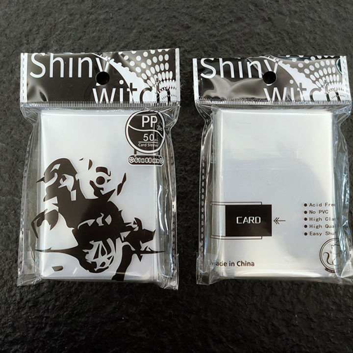 50pcs/bag%20Perfect%20Fit%20Sleeve%20Pokemon%20Card%20Protector%20Clear%20Inner%20Sleeves%20Photo%20Card%20Case%20Eshylala%20-%20Image%204