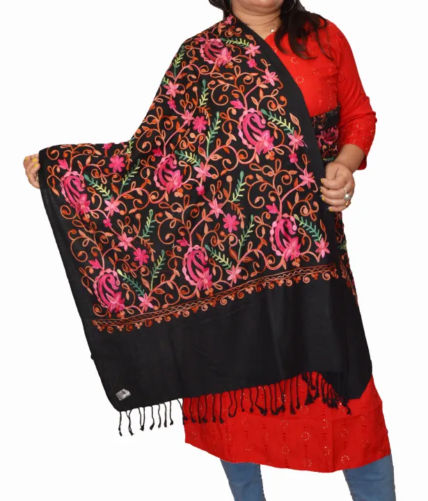 Sunshine%20Black%20Full%20Jaal%20Kashmiri%20Work%20Pashmina%20Shawl%20For%20Women%20-%20Image%204