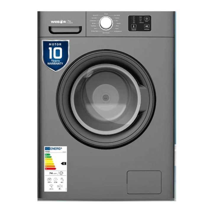 Webor 7KG Front Loading Fully Automatic Washing Machine Normal Motor