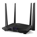 Tenda AC10 AC1200 Wireless Smart Dual-Band Gigabit WiFi Router, MU-MIMO, 4 Gigabit Ports, 867Mbps/5 GHz+ 300Mbps /2.4GHz Black. 