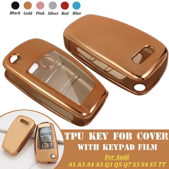 Gold%20Full-Protective%20TPU%20Remote%20Smart%20Key%20Cover%20with%20Keypad%20Film%20For%20Audi%20A1%20A3%20A4%20S3%20-%20Image%203