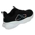 Yearcon Women's Black Sneakers Casual Comfortable Breathable Low-Top Shoes for Unisex. 