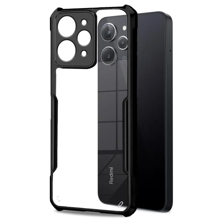 Redmi%2012%204G%20Semi%20Transparent%20Back%20Cover%20with%204%20Corner%20Airbag%20Protection%20-%20Image%205