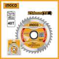 INGCO 254mm TCT Table Saw Blade For Wood Cutting TSB125425. 