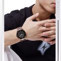 NAVIFORCE NF9200 "L" Top Luxury Brand Watch Original Quartz Leather Strap Waterproof Luminous Fashion Business Men Watch. 