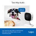 TP-Link Tapo C110 Home Security Wi-Fi Camera  3MP Resolution Two-Way Audio Built-in Microphone and Speaker Motion, Person & Baby Cry Detection Feature White. 