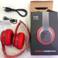 P47  5.0+ EDR Wireless Bluetooth Foldable Headset With Microphone FOR All Mobile & Device Support. 