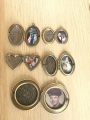 ANX Vintage Lovers Locket With Photo Holder Inside/Lockets For Couples/Aesthetic. 