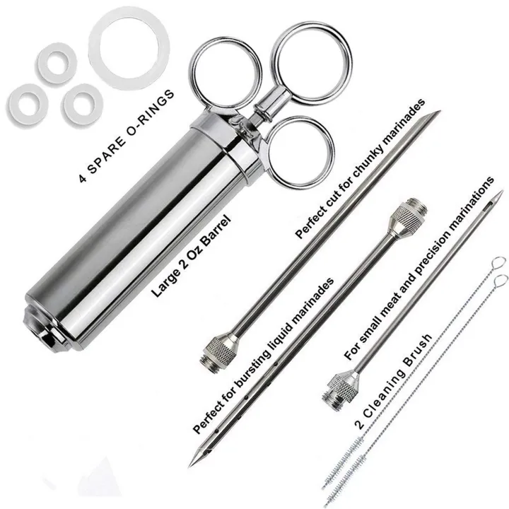 fasdaga%202x%20Meat%20Injector%20Syringe,%202-Oz%20Marinade%20Flavor%20Injector%20304%20Stainless%20Steel%20with%206%20Professional%20Needles%20-%20Image%208