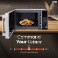 IFB 24L Solo Microwave  with 69 Auto Cook Menus (24PM2S, Silver, Mug Recipes, Steam Clean, Auto Reheat, Preset Timer, Power Save, Child Safety Lock, 10 Power Levels). 