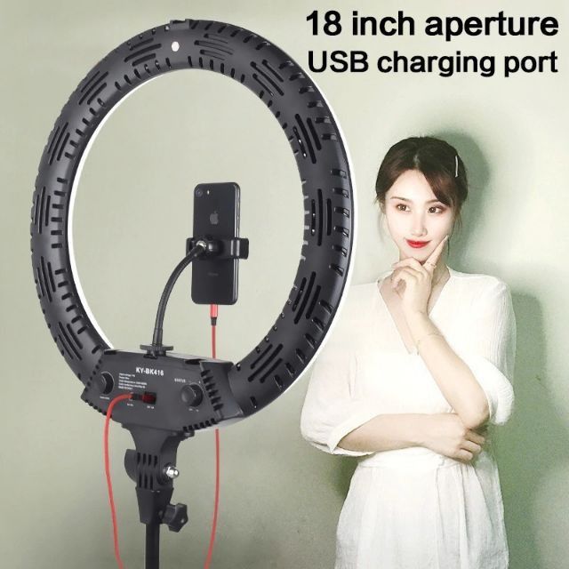 Diameter%20Ring%20Light%20For%20Professional%20Video%20Maker%20With%207%20Fit%20Tripod%20Stand,%20Cell%20Phone%20Holder%20Dimmable%203%20Light%20Modes%20For%20Live%20Stream%20-%20Image%203