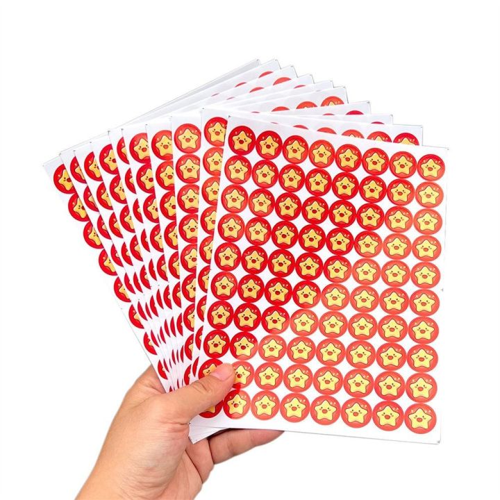 800%20Pcs/Bag%20Portable%20Cute%20Star%20Reward%20Stickers%20Cartoon%20Animals%20Self-adhesive%20Encouragement%20Motivational%20Sticker%20Multi-purpose%20Multifunction%20Small%20Red%20Flowers%20Kids%20-%20Image%206