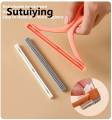 Sutuiying transparent bag Silicone Double Sided Pet Hair Remover Lint Remover Clean Tool Shaver Sweater Cleaner Fabric Shaver Scraper for Clothes Carpet. 