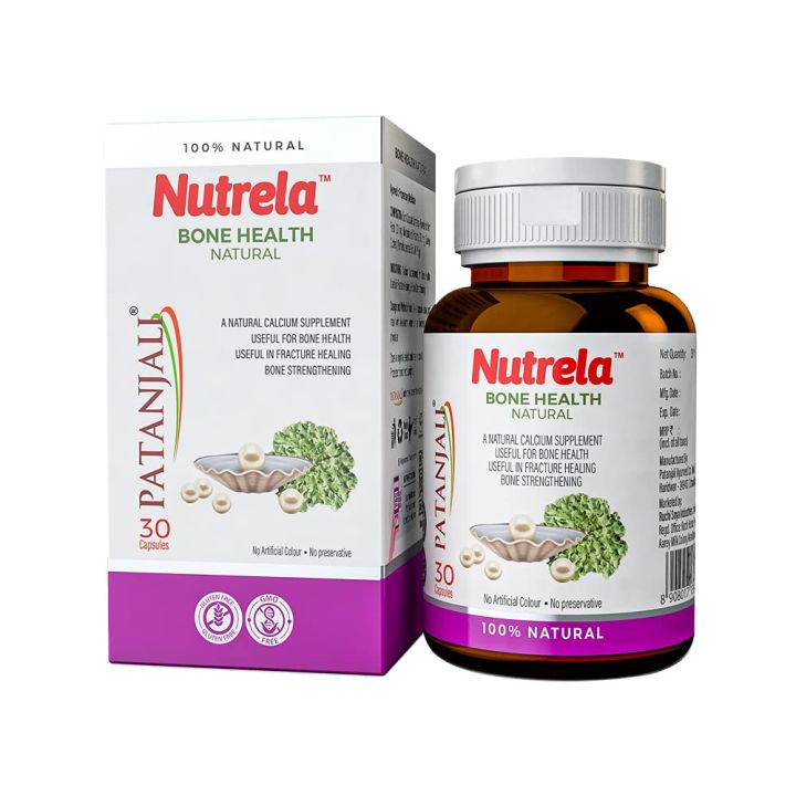 Nutrela Bone Health Natural 30 Capsules