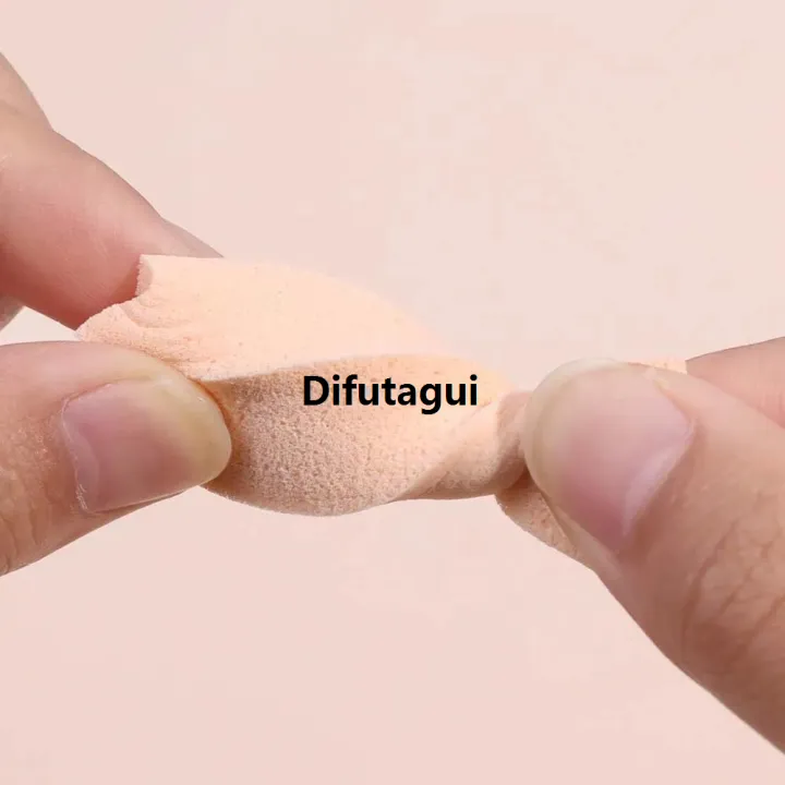 Triangular Dry Difutagui Mini Born 100Pcs/Set Triangle Dry Wet Use Makeup Sponge Face ...