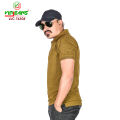 VIRJEANS (VJC743) Polo Neck T-shirt For Men - Golden color. 