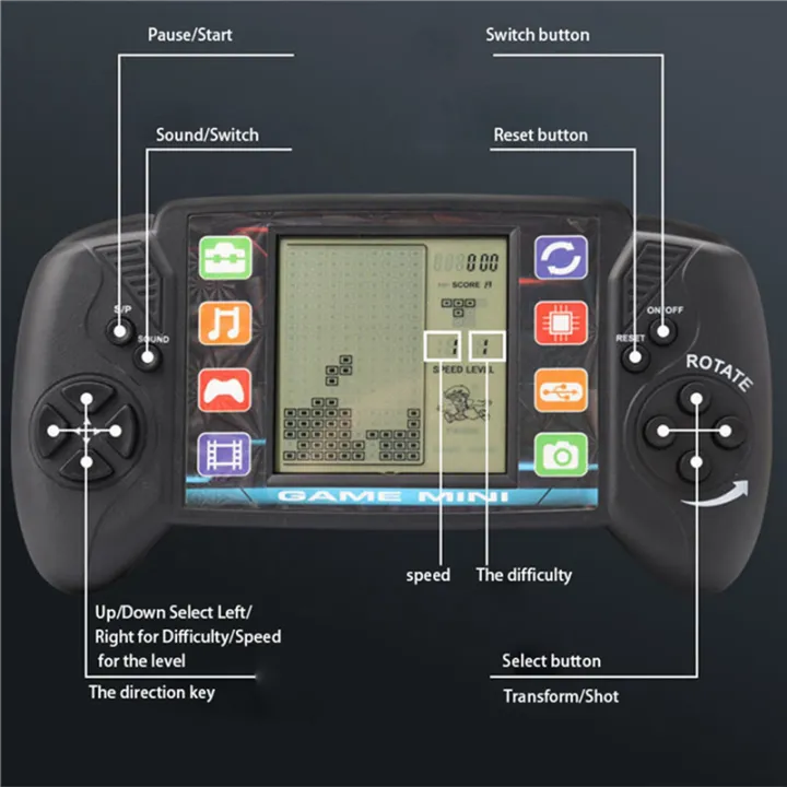 2X%20Pocket%20Handheld%20Video%20Game%20Console%203.5in%20LCD%20Mini%20Portable%20Brick%20Game%20Player%20with%20Built-in%2023+26%20Games%20(Black)%20-%20Image%206