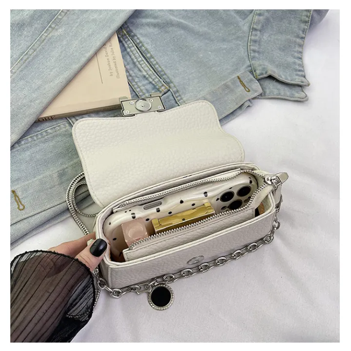 Women%E2%80%99s%20PU%20Leather%20Handbag%202607%20%7C%20Stylish%20Ladies%20Shoulder%20&%20Crossbody%20Bag%20with%20Chain%20Strap%20&%20Pendant%20%7C%20Party%20Casual%20Mini%20Bag%20for%20women%20-%20Image%207