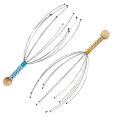 Scalp Massage Manual Machine, 12 Fingers Head Scratcher For Head And Scalp Massage Body Relaxing Hair Massage, Pack Of 1. 