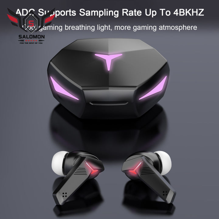 Ultimate Wireless Gaming Earphones In-ear Low Latency Hifi Surround Sound Dual Mode Bluetooth-compatible 5.2 Music Headphones