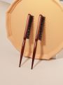LutingNew Yikaohuang1 piece of wooden mouse tail comb tear comb for hair segmentation for edge control, combing back, smoothing, and fluffiness Profesional. 