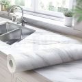3m x 61cm Kitchen Marble Sticker Oil Proof Waterproof Paper Backsplash Sticker Roll Stove Cabinet Liner Décor Self Adhesive Wallpapers. 