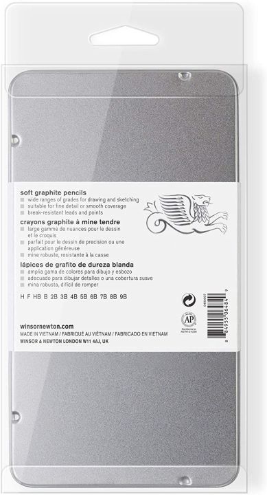 Winsor%20&%20Newton%20Studio%20Collection%20Graphite%20Pencils,%20Set%20Of%2012%20Pencils%20In%20Metal%20Tin%20Box%20(H-9B)%20-%20Image%204