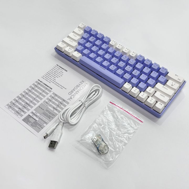 Zifriend%20T62%20(63%20Keys)%20Mechanical%20Keyboard,%20RGB%20Backlit,%20Hot-swappable,%20White%20&%20Grey%20Beige%20-%20Image%202