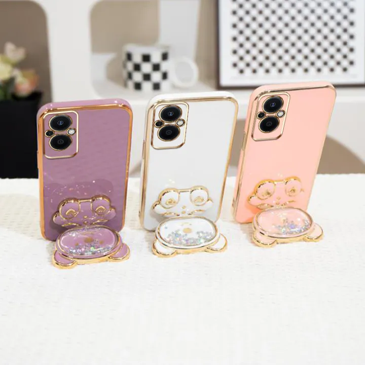 AnDyH%20Phone%20Case%20for%20OPPO%20Reno%207Z%20Reno%208Z%20Reno%207%20Lite%20Reno%205%20Lite%205G%20F21%20Pro%205G%20Cute%20Quicksand%20Liquid%20Bear%20Bracket%20Anti%20Drop%20Camera%20Protection%20-%20Image%208