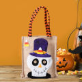 Trendiq Halloween Party Favor Large Halloween Candy Tote Bag with Pumpkin Witch Ghost Print Reusable Trick or Treat Bag for Bat Shaped. 
