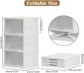 Modern Style Plastic Transparent Foldable 3 Layer Shoe Rack Organizer Cabinet. 