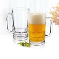 Transparent Plain Glass Beer Mug 335ML - Set Of 6. 