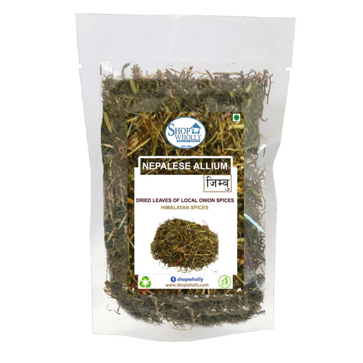 ShopWholly Premium Jimbu – 100% Natural Himalayan Herb for Cooking, Seasoning & Traditional Nepali Dishes –25g/  50g / 100g