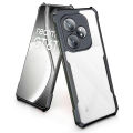 Mobile Cover for Realme GT 6T 5G | GT 6 - (Hard | Hybrid PC + TPU | Full Armour Device & Camera Protection | Phone Back Case | Black). 